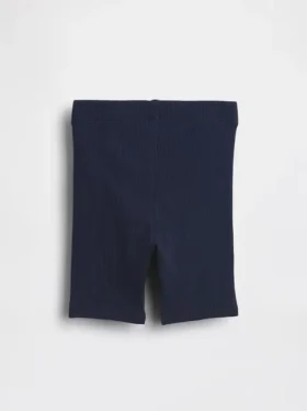 Pantalones cortos de ciclista acanalados para bebés y niños pequeños, combinables