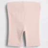 Pantalones cortos de ciclista acanalados para bebés y niños pequeños, combinables