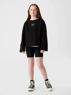 Pantalones cortos de ciclista acanalados para niños