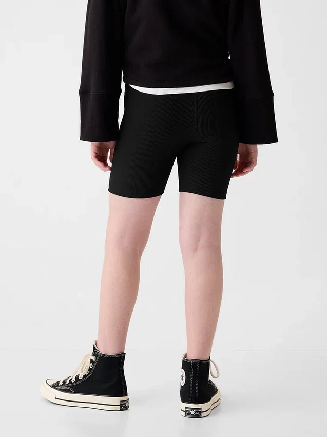 Pantalones cortos de ciclista acanalados para niños