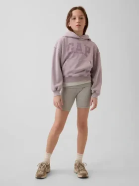 Pantalones cortos de ciclista con dobladillo para niños