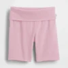 Pantalones cortos de ciclista con dobladillo para niños