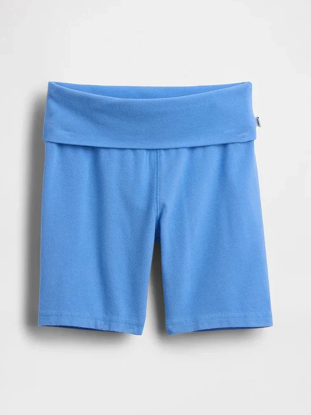 Pantalones cortos de ciclista con dobladillo para niños