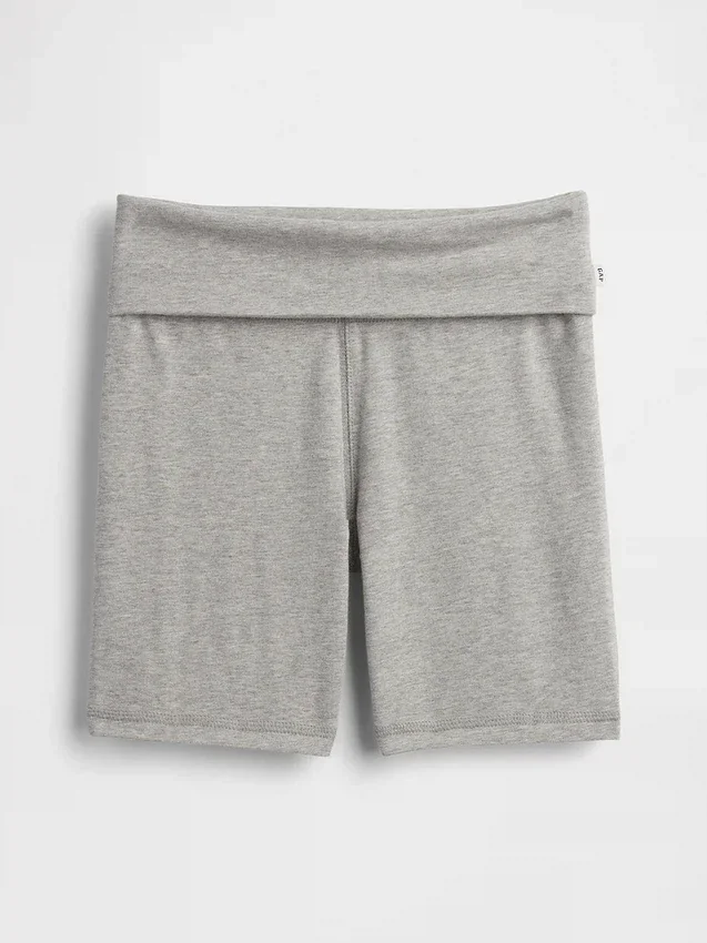 Pantalones cortos de ciclista con dobladillo para niños