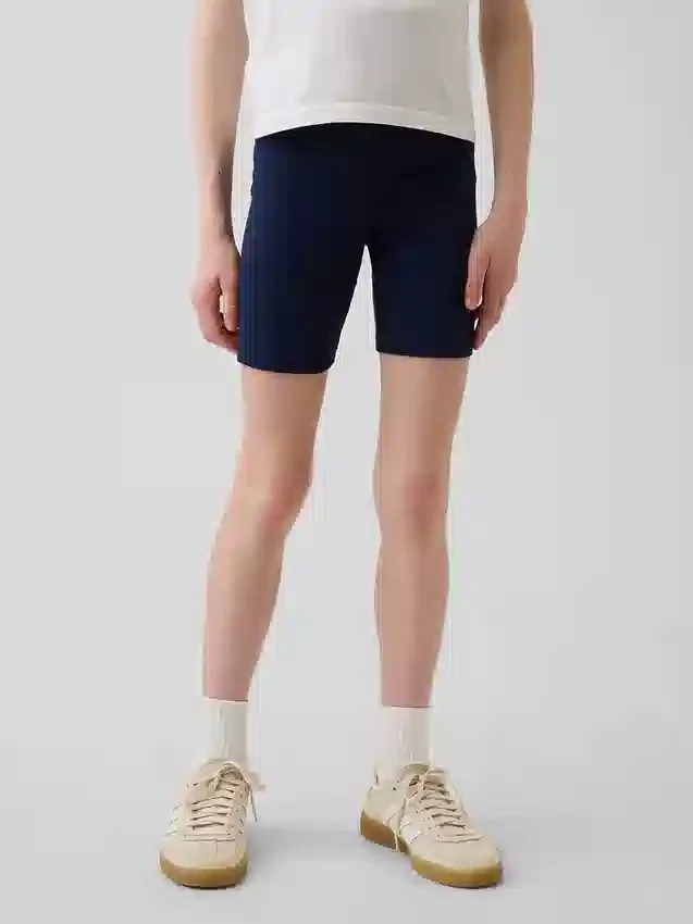 Pantalones cortos de ciclista con dobladillo para niños