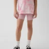 Pantalones cortos de ciclista con dobladillo para niños