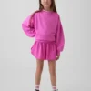 Pantalones cortos de correr para niños de secado rápido con dobladillo de mariposa