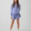 Pantalones cortos de correr para niños de secado rápido con dobladillo de mariposa