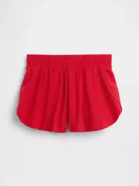 Pantalones cortos de correr para niños de secado rápido con dobladillo de mariposa