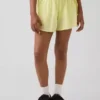 Pantalones cortos de correr para niños de secado rápido con dobladillo de mariposa
