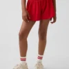 Pantalones cortos de correr para niños de secado rápido con dobladillo de mariposa