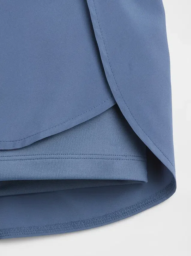 Pantalones cortos de correr para niños de secado rápido con dobladillo de mariposa