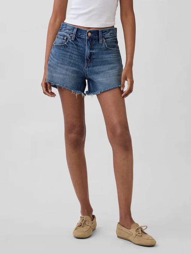 Pantalones cortos de corte relajado ultrasuaves de tiro medio de 4"