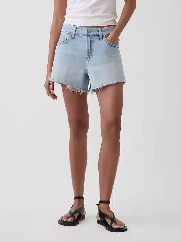 Pantalones cortos de corte relajado ultrasuaves de tiro medio de 4"
