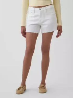 Pantalones cortos de corte relajado ultrasuaves de tiro medio de 4″