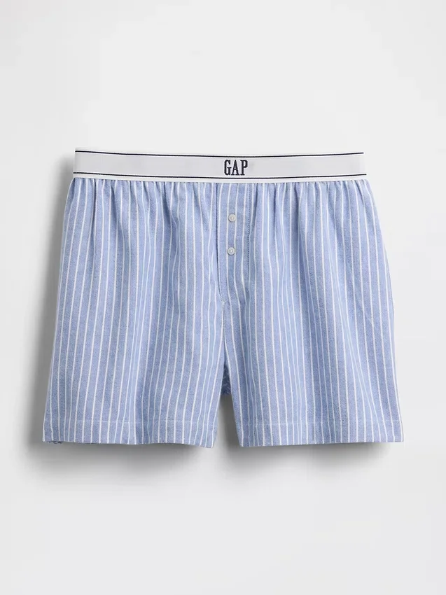 Pantalones cortos de franela con logotipo