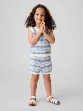 Pantalones cortos de ganchillo para bebés y niños