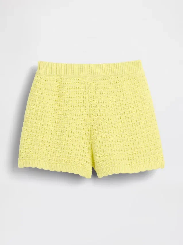 Pantalones cortos de ganchillo para bebés y niños