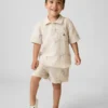 Pantalones cortos de gasa de algodón estampados para bebés y niños, de poner
