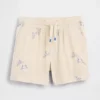 Pantalones cortos de gasa de algodón estampados para bebés y niños, de poner