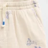 Pantalones cortos de gasa de algodón estampados para bebés y niños, de poner