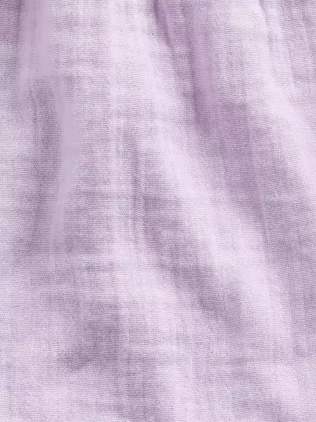 Pantalones cortos de gasa de algodón para niños con dobladillo de mariposa
