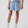 Pantalones cortos de gasa de algodón para niños con volantes