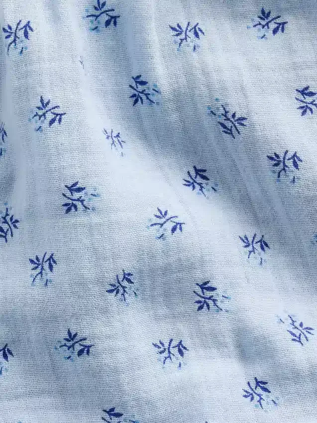 Pantalones cortos de gasa de algodón para niños con volantes