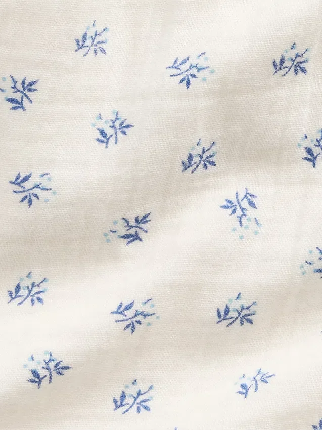 Pantalones cortos de gasa de algodón para niños con volantes