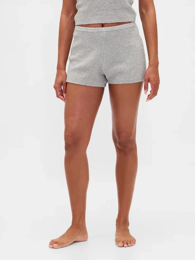 Pantalones cortos de jersé de bouclé CashSoft