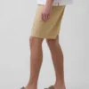 Pantalones cortos de lino y algodón de 7.5"