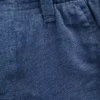 Pantalones cortos de lino y algodón para bebés y niños pequeños