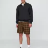 Pantalones cortos de lona a cuadros