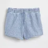 Pantalones cortos de mezclilla a rayas marineras para bebés y niños pequeños