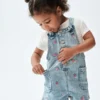 Pantalones cortos de mezclilla bordados para bebés y niños