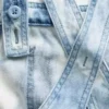 Pantalones cortos de mezclilla con efecto tie-dye para niños, de corte holgado