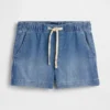 Pantalones cortos de mezclilla de 4"