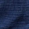 Pantalones cortos de mezclilla de gasa de algodón para niños con volantes