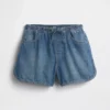 Pantalones cortos de mezclilla de talle alto para niños «Easy Dolphin»