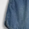 Pantalones cortos de mezclilla de talle alto para niños «Easy Dolphin»