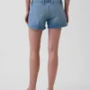 Pantalones cortos de mezclilla de talle bajo de 3"