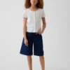 Pantalones cortos de mezclilla de talle bajo para niños