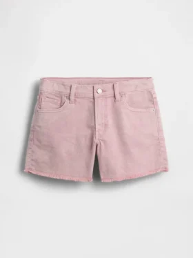 Pantalones cortos de mezclilla de talle bajo para niños