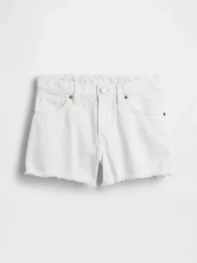 Pantalones cortos de mezclilla de talle bajo para niños