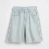 Pantalones cortos de mezclilla de talle bajo para niños