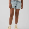 Pantalones cortos de mezclilla de talle bajo para niños