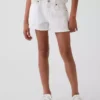 Pantalones cortos de mezclilla de talle bajo para niños