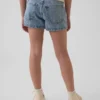 Pantalones cortos de mezclilla de talle bajo para niños