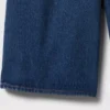 Pantalones cortos de mezclilla de talle medio y corte largo de 11"