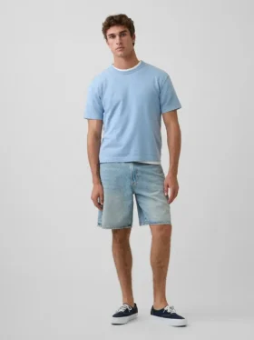 Pantalones cortos de mezclilla holgados estilo años 90